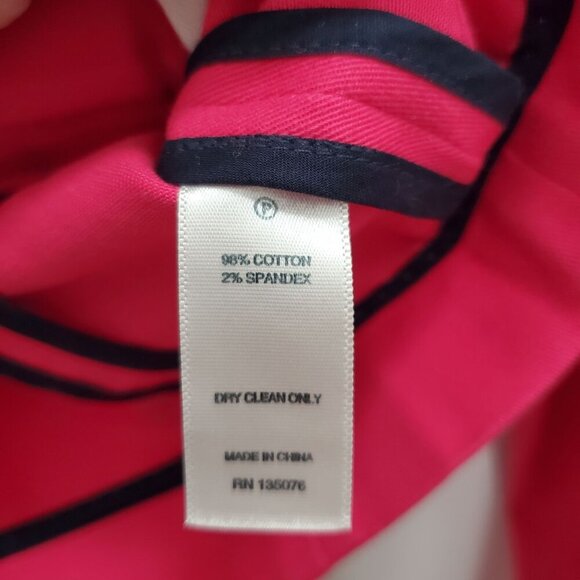 C. Wonder Women's Hot Pink Stretch Fitted Preppy Barbie 2-Button Blazer‎ Size 2 - Picture 5 of 6